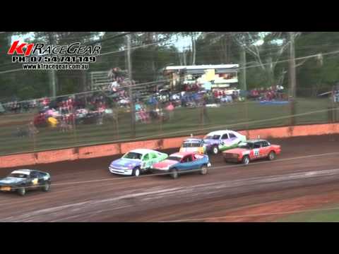 4 Cylinder Sedans: Toby Crier Rollover - Maryborough Speedway