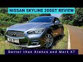 NISSAN SKYLINE 200GTt INFINITI Q50 REVIEW 0 100km H Better Than Atenza Mark X Nissanskyline