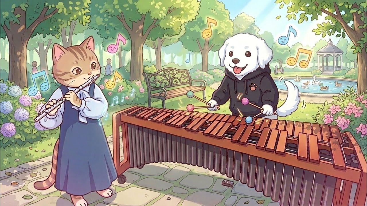 ともだち（フルート＋マリンバ２重奏）