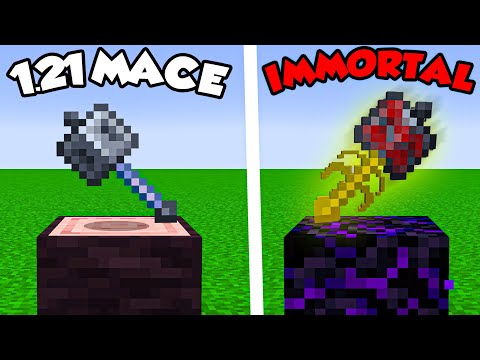 Why I Stole Minecrafts NEW IMMORTAL MACE