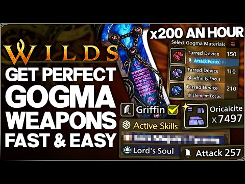 Monster Hunter Wilds - Get PERFECT OP Gogma Artian Weapons FAST - Easy Mutated Armament Farm Guide!