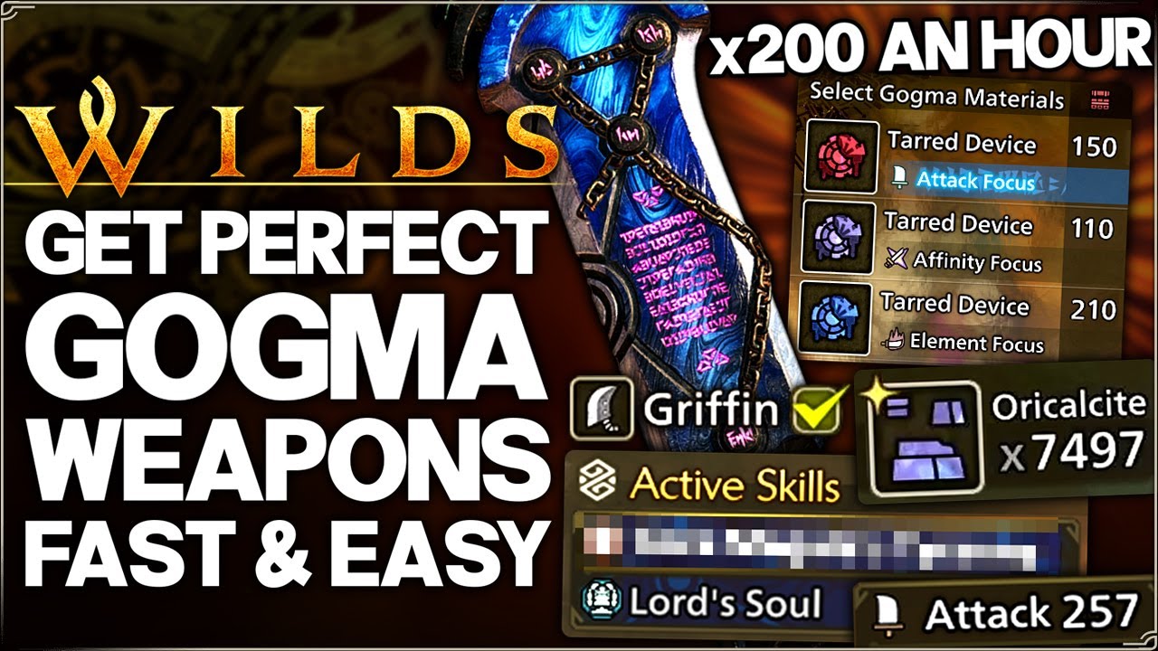 Monster Hunter Wilds - Get PERFECT OP Gogma Artian Weapons FAST - Easy Mutated Armament Farm Guide!