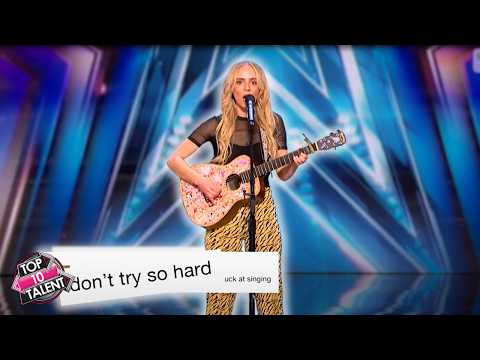YouTuber Sings a Song Using Her HATE Comments But Will The Judges Be Impressed