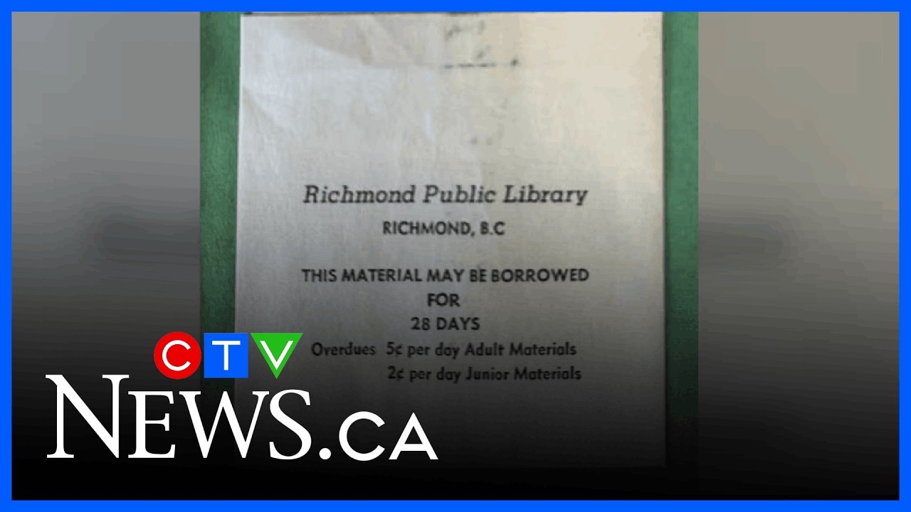 Library books returned 23 years late