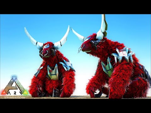 EPIC NEW Creature Tek MINOTAUR MEGATHERIUM !! ARK CRYSTAL ISLES ARK: SURVIVAL EVOLVED ARK MODDED E25