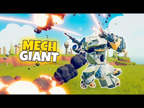 MECH GIANT VS EVERY FACTION | TABS MODDED GAMEPLAY