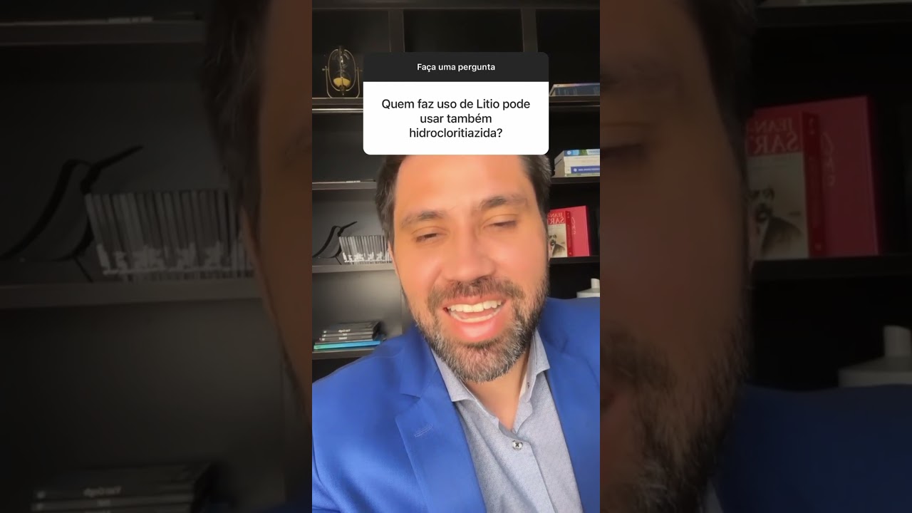 Quem usa lítio pode usar diurético? #shorts
