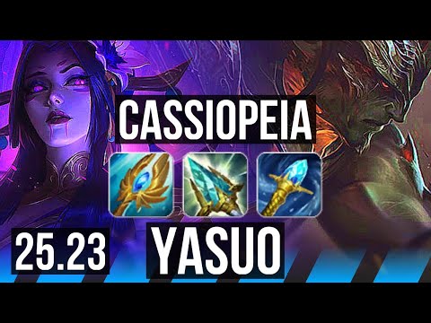 CASSIOPEIA vs YASUO (MID) | KR Master | 25.23