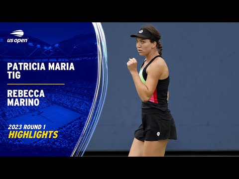 Patricia Maria Tig vs. Rebecca Marino Highlights | 2023 US Open Round 1