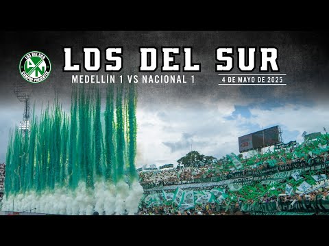 "Los Del Sur, Fiesta en la Popular del Atanasio (Nacional Vs Medellín) 4/05/2025" Barra: Los del Sur &bull; Club: Atlético Nacional