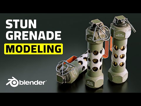 Blender Stun Grenade Modeling Made Easy