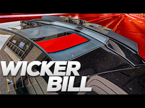 Luis' Camaro SS Wicker Bill Install