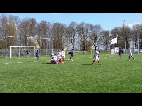 Schoonhoven B1 - Zwervers, IJVV de B1 (18-04-2015)