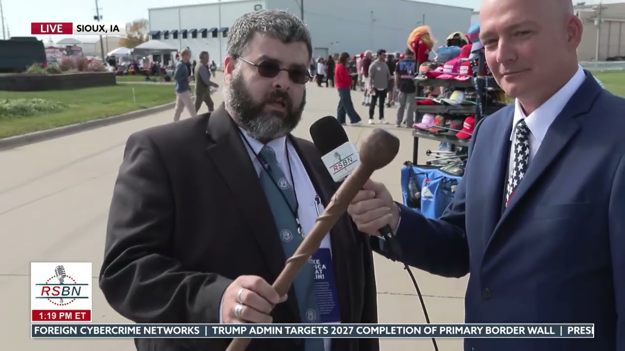“USAID Were Just Pet Projects for Social Utopian Ideas" Sioux City Rally Interview - 10/22/2026