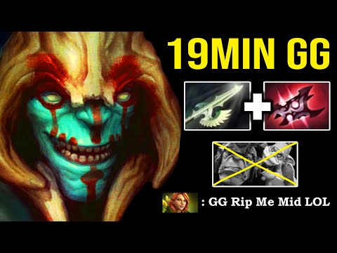 CANCER HUSKAR MID IS BACK Aggressive Jumping Crazy Armlet Toggle 19Min GG Deleted WR & Alche DotA 2