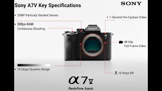 Sony A7V announced and it's selling hot !!!
