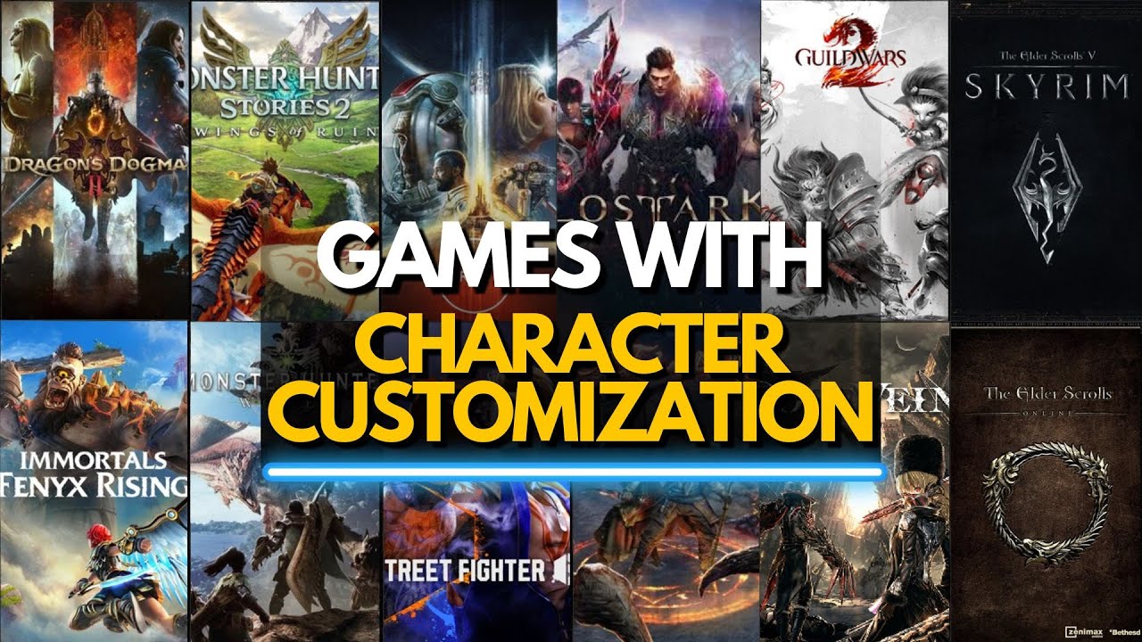 TOP 45 BEST GAMES WITH CHARACTER CUSTOMIZATION (Ultimate Freedom to Create)