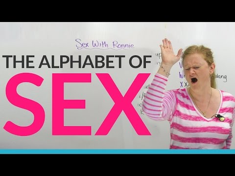 美國性愛俚語。與羅尼的SEX字母表 (American Sex Slang: The SEX Alphabet with Ronnie)