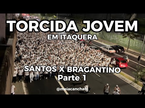Meia Cancha FC / Torcida Jovem. Santos vs. Bragantino. Part 1