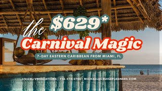 7-DAY EASTERN CARIBBEAN FROM MIAMI, FL (Carnival Magic) #cruiselife #wanderlust #cruiseship