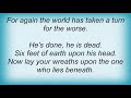Sentenced - Lower The Flags Lyrics