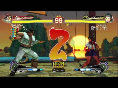 MaaO-mAAo [T. Hawk] vs. tpulesute [Sakura] | PS3 SSF4 Arcade Edition