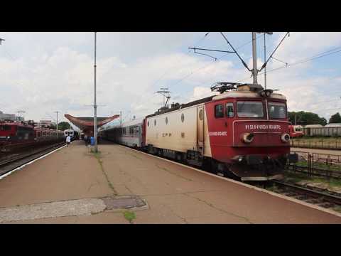 Express train no. 347 "Dacia" Vienna - Bucuresti Nord leaving Brasov