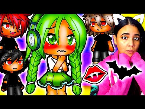 Living with 3 VAMPIRES?! 🧛🩸 Gacha Life Mini Movie Funny Story Reaction