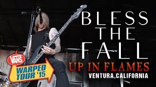 Blessthefall - &quot;Up In Flames&quot; **NEW SONG** LIVE! Vans Warped Tour 2015