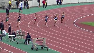 東部選手権　男子200ｍ　予選2組