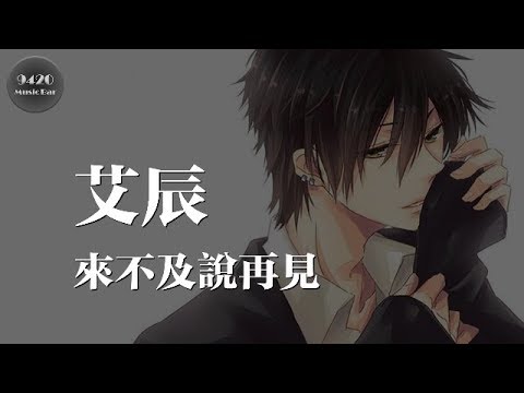 艾辰 - 來不及說再見「還來不及抱一下，遺憾成為永遠」動態歌詞版