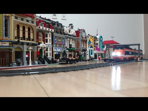 LEGO 10233 Add power functions to the Horizon Express & train ride