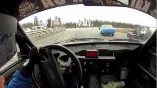 preview picture of video 'Asfalttikunkku XXII 2012 Vilppilähtö - Vikke Racing Peugeot InCar'