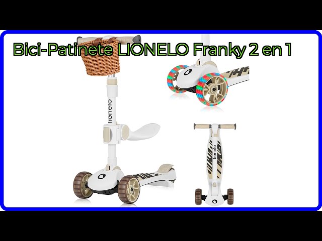 Vídeo relacionado con LIONELO Franky Bicicleta y Patinete 2 en 1 para niños de hasta 50 kg, Apto para niños de 1 a 7 años, con Asiento y Manillar Ajustables, Ruedas LED, Marco Reforzado (Rose)