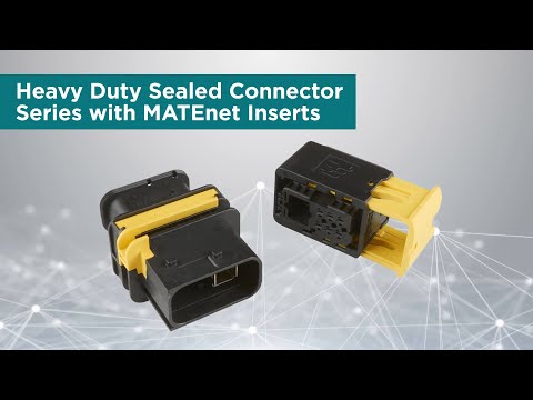 Heavy Duty Sealed Connector Series with MATEnet Inserts