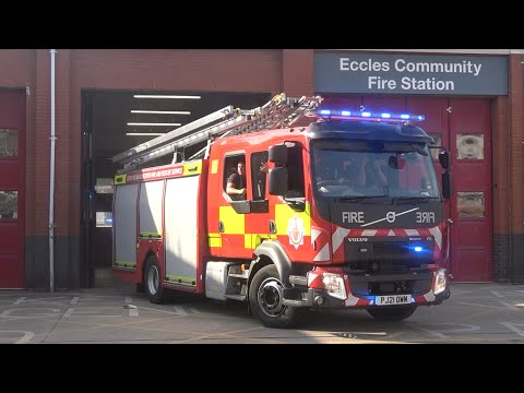 Eccles pump turnout - Greater Manchester fire and rescue service