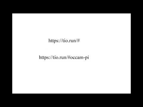 Transputer occam Screen Output PARallel Processes