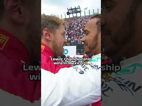 Lewis' Two Championship Wins In Mexico 🥹🏆