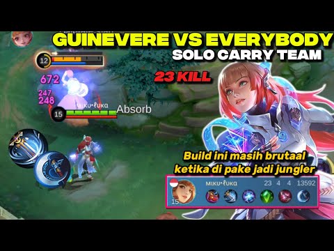 guinevere jung build critical magical dmg super carry team !!