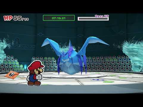 Paper Mario: The Origami King - Water Vellumental Boss Fight