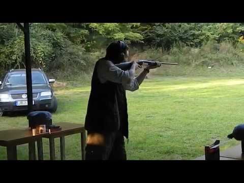 Me shooting a 9,3x74R. Kicks like a mule!