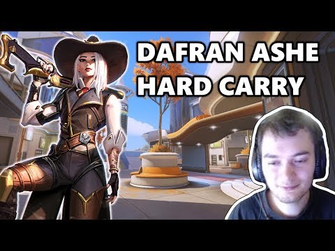 Dafran Plays Ashe on Busan and Hard Carrys his Masters team