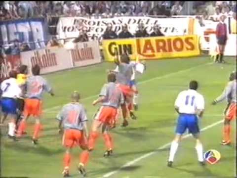 Recopa 1994/95.Gol de Pardeza.Real Zaragoza-Chelsea