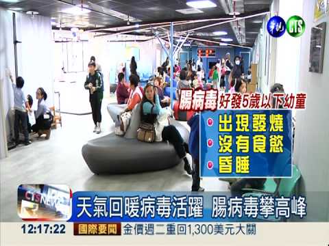 腸病毒攀高峰! 急診突破警戒值