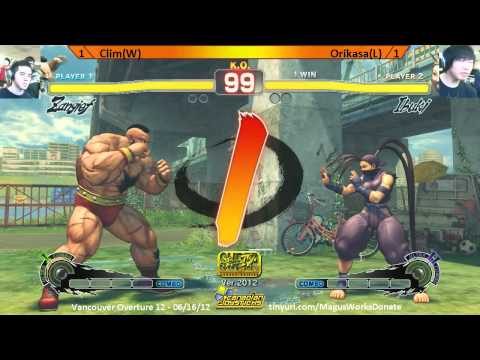 Clim vs Orikasa (Grand Finals) - SSF4AE v2012 Singles - Vancouver Overture 12
