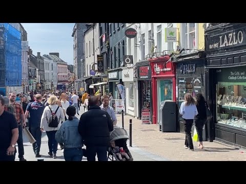 Train ride highlights on Irish Rail from Dublin to Galway. 7/25/23