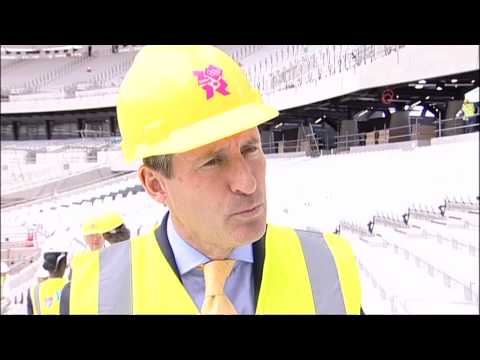 IOC visit to London 2012 Olympic Stadium