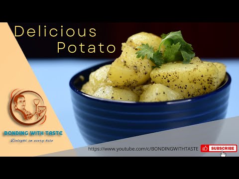 Aloo morich recipe, Potato black pepper recipe, Boiled potato recipe, Part 2