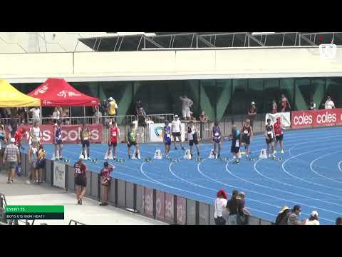 U15 Boys 100m Heat 1: 2022 Commonwealth Bank State Combined Events Championships - Sunday