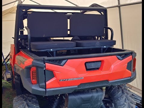 UTV Rumble Seats (back dump bed seats) Polaris General 1000
